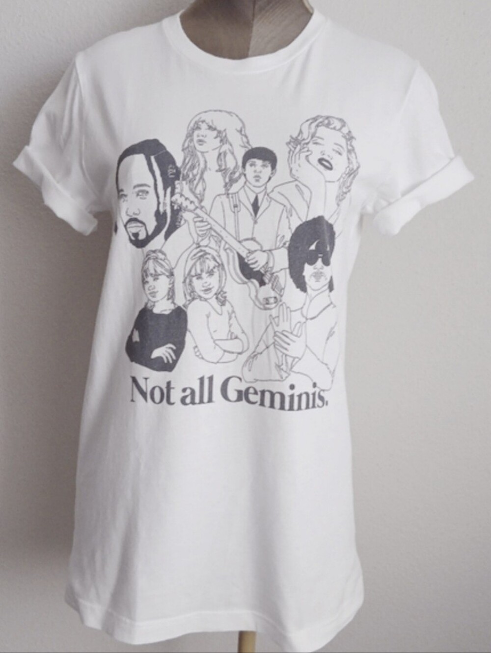 Not All Geminis Graphic Tee Size Small